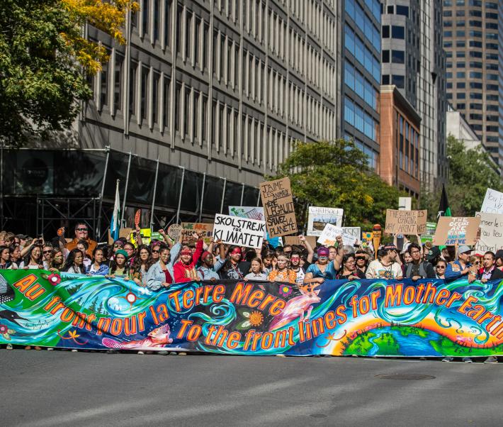 Manifestation le 27 septembre 2019 à Montréal