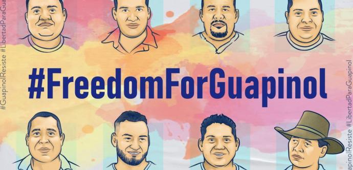 José Daniel Márquez, Kelvin Alejandro Romero, José Abelino Cedillo, Porfirio Sorto Cedillo, Ewer Alexander Cedillo, Orbin Nahún Hernández, Arnol Javier Alemán et Jeremías Martínez Díaz - connus comme « Les huit défenseurs de Guapinol »