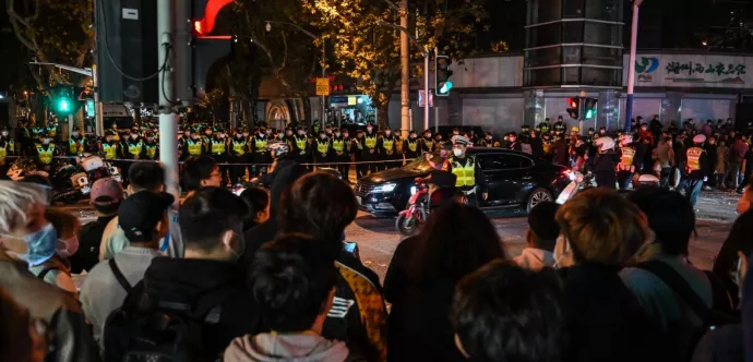 Manifestation en chine