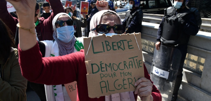 Manifestation en Algérie 