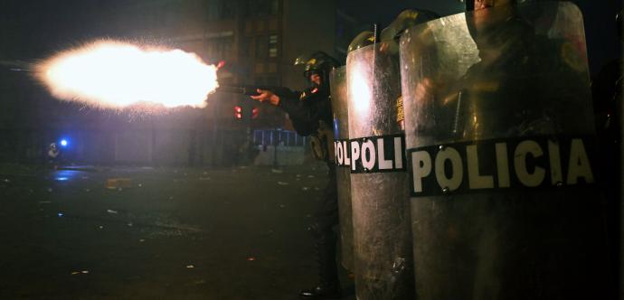Affrontement police / manifestants 