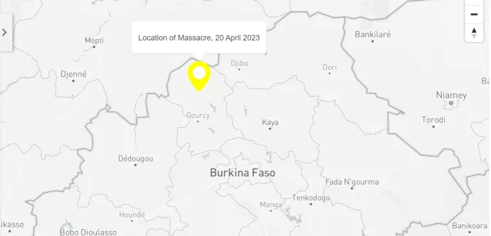 carte lieu du massacre 
