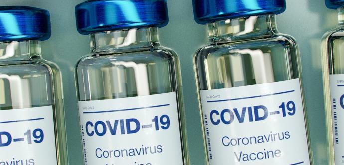 Flacon de vaccin covid