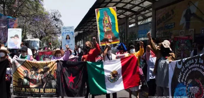 manifestation Mexique