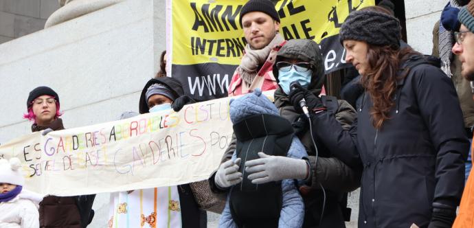 Point de presse accès garderies