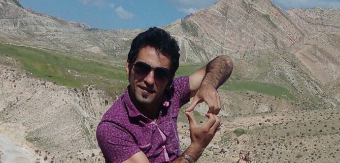 photo de l'un des prisonniers, Hadi Rostami.