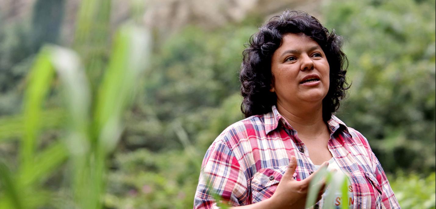 Berta Caceres dans la forêt hondurienne