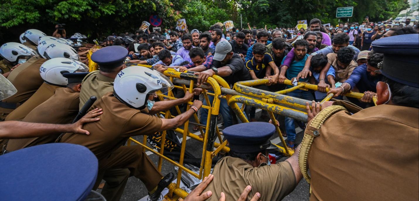 Manifestation au Sri Lanka