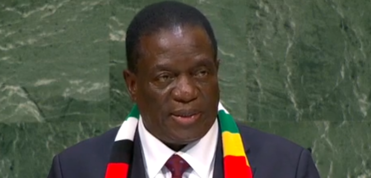 Emmerson Mnangagwa Président de la République du Zimbabwe