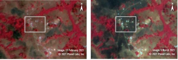 Image satellite du village de Sih