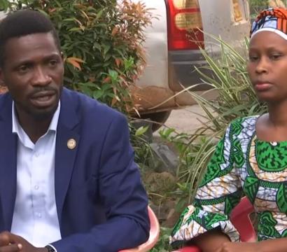 Robert Kyagulanyi et son épouse Barbara Itungo Kyagulanyi