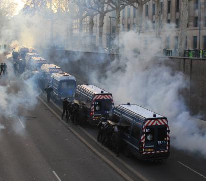 gaz lacrymogène