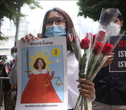 Manifestation en Thaïlande