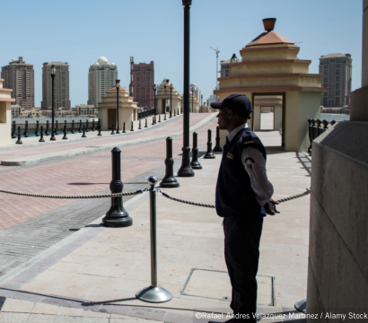 Travailleurs au Qatar