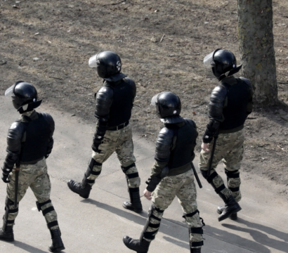 Soldats au Bélarus