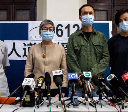 Militants à Hong Kong