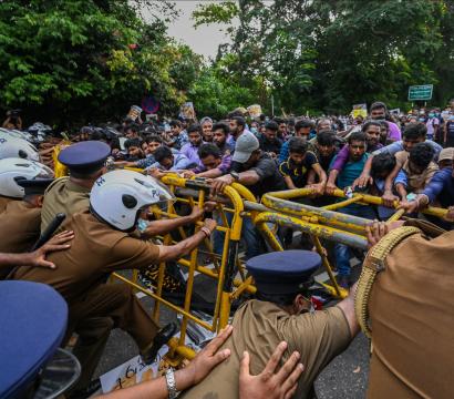 Manifestation au Sri Lanka