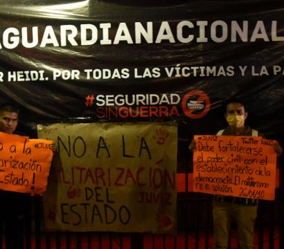 Manifestants au Mexique