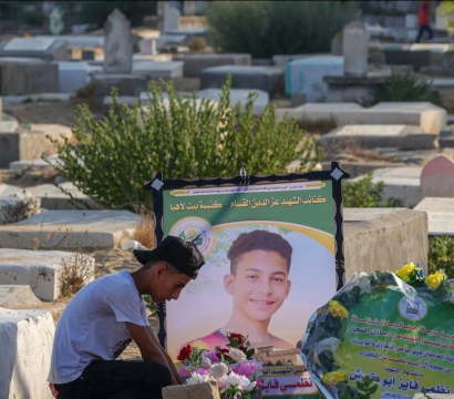 Cimetière dans la bande de Gaza