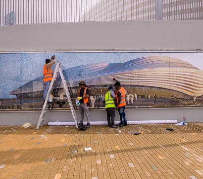 Travailleur au Qatar