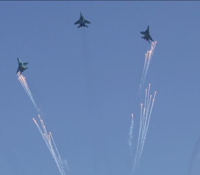 Avions dans le ciel