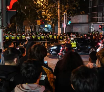 Manifestation en chine