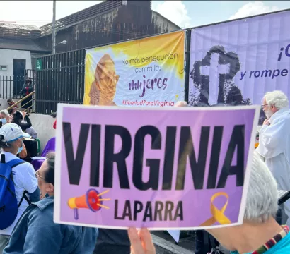 Manifestation en soutien à la prisonnière d'opinion 