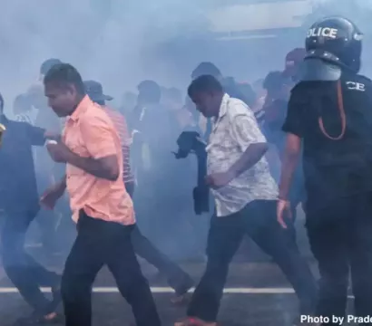 manifestation au Sri Lanka 