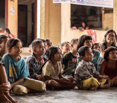 Enfants qui écoute