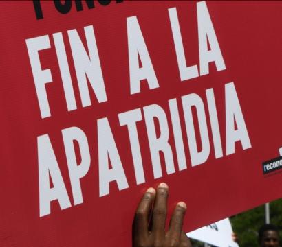 Affiche "Fin a la apatridia" 