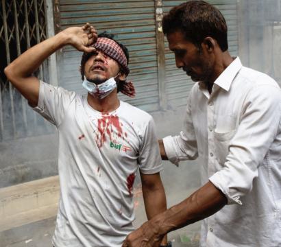 Bléssé manifestations bangladesh