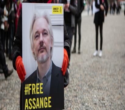Manifestation pour la libération d'Assange